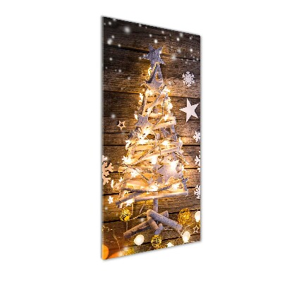 Print on acrylic glass Glowing Christmas tree