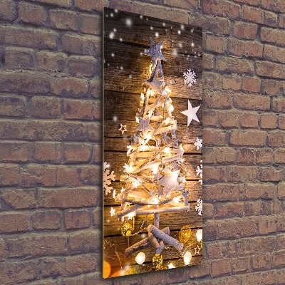 Print on acrylic glass Glowing Christmas tree