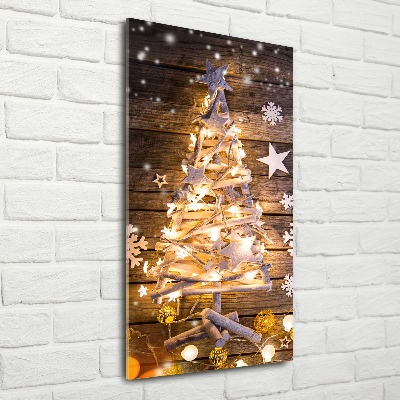 Print on acrylic glass Glowing Christmas tree