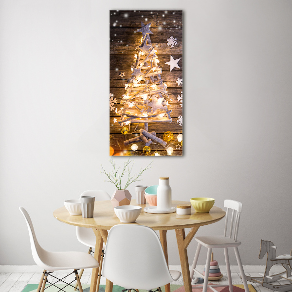 Print on acrylic glass Glowing Christmas tree