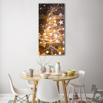 Print on acrylic glass Glowing Christmas tree