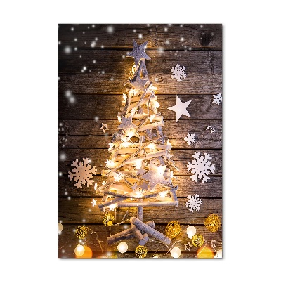 Print on acrylic glass Glowing Christmas tree