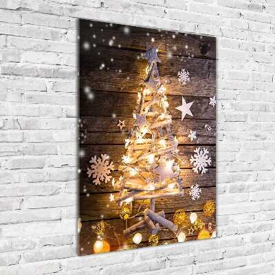 Print on acrylic glass Glowing Christmas tree