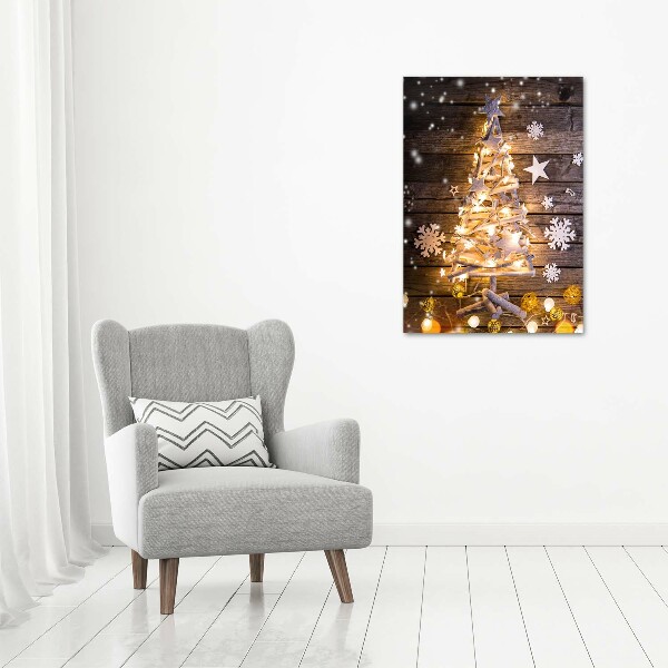 Print on acrylic glass Glowing Christmas tree