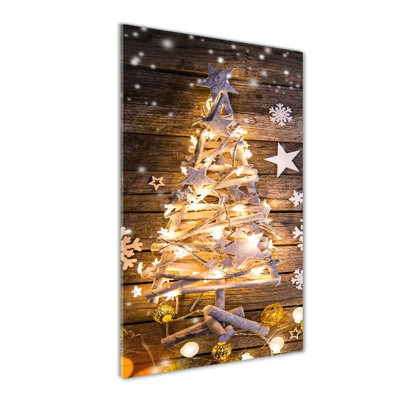 Print on acrylic glass Glowing Christmas tree