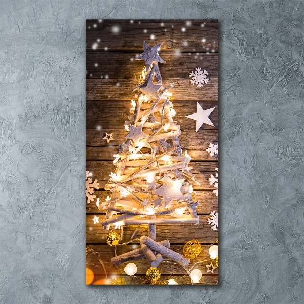 Print on acrylic glass Glowing Christmas tree