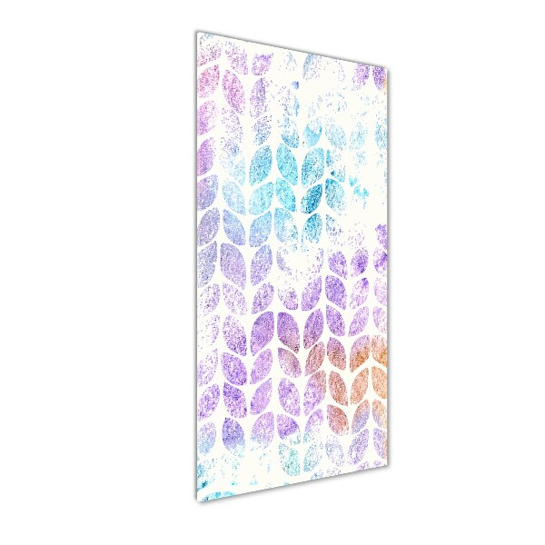 Print on acrylic glass Colorful leaves