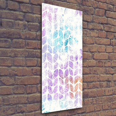 Print on acrylic glass Colorful leaves