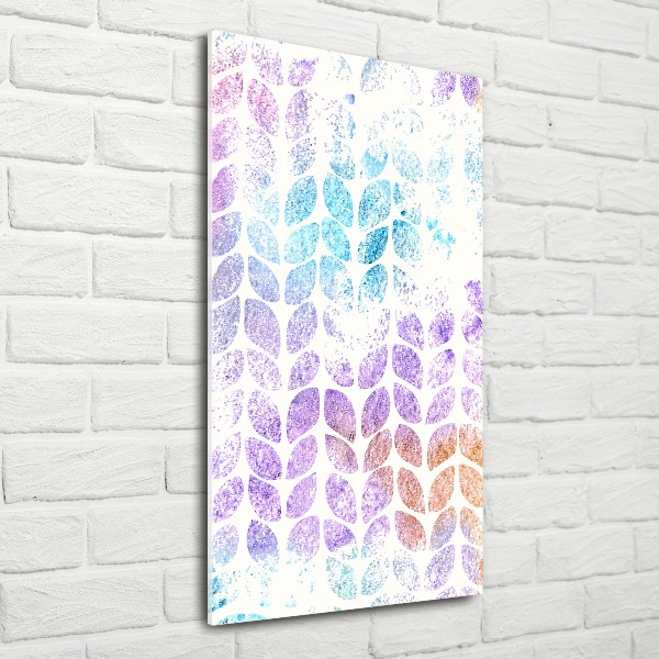 Print on acrylic glass Colorful leaves