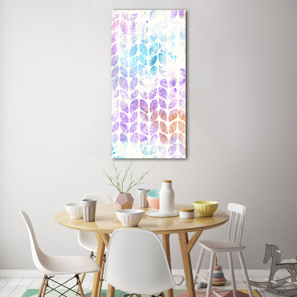 Print on acrylic glass Colorful leaves