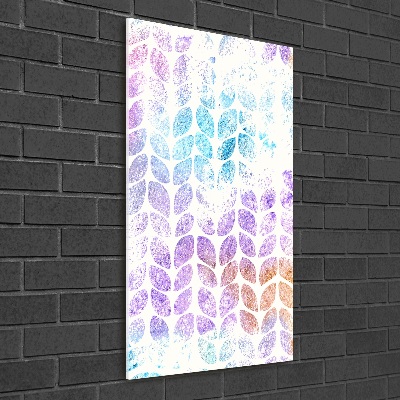 Print on acrylic glass Colorful leaves