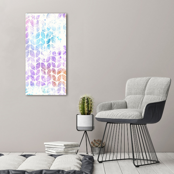 Print on acrylic glass Colorful leaves