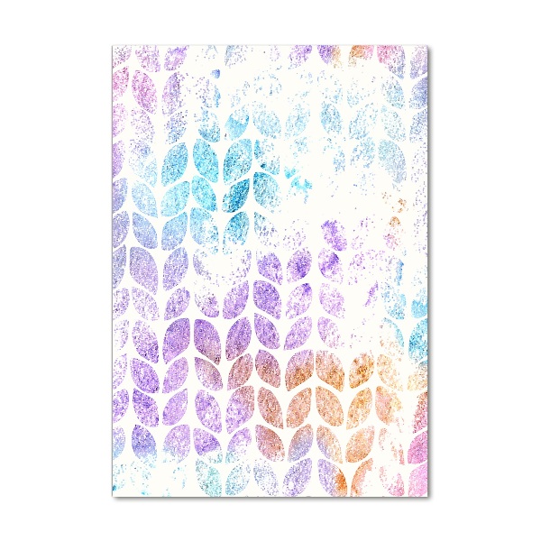 Print on acrylic glass Colorful leaves