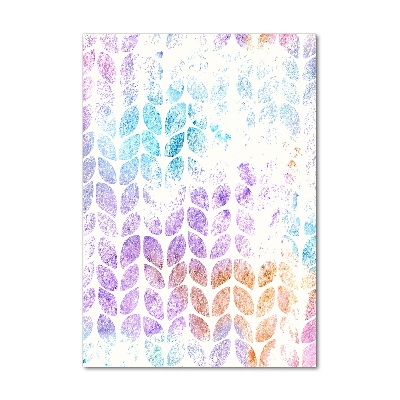 Print on acrylic glass Colorful leaves