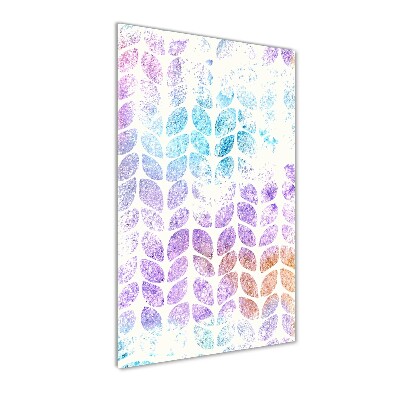 Print on acrylic glass Colorful leaves