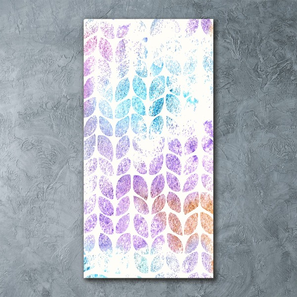 Print on acrylic glass Colorful leaves