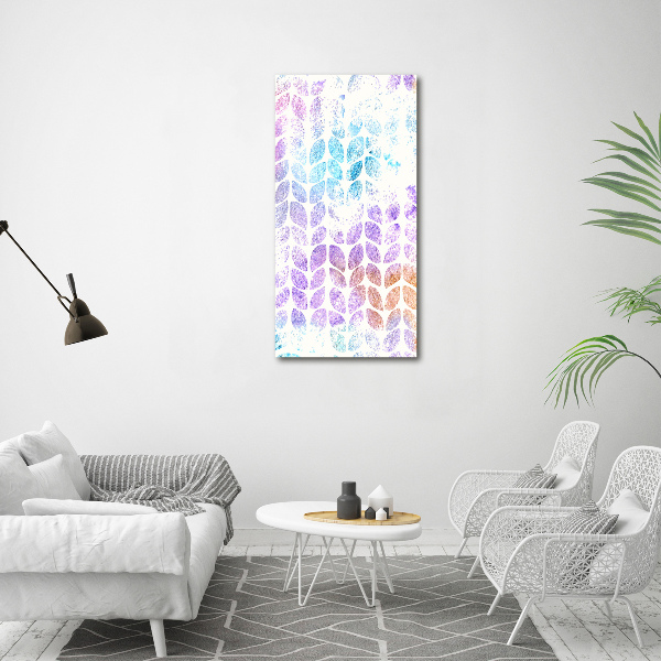 Print on acrylic glass Colorful leaves