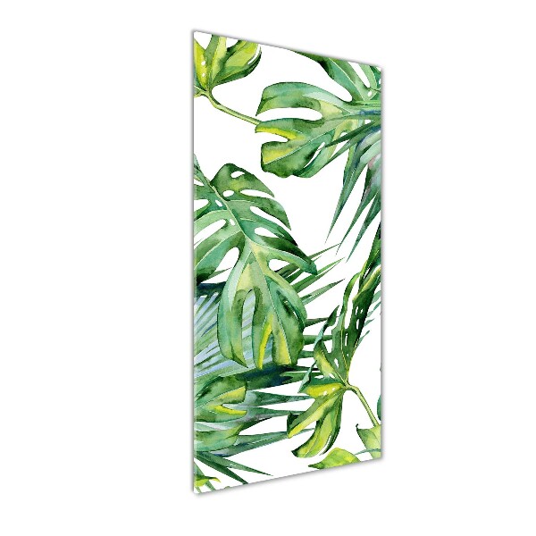 Print on acrylic glass Tropical leaves