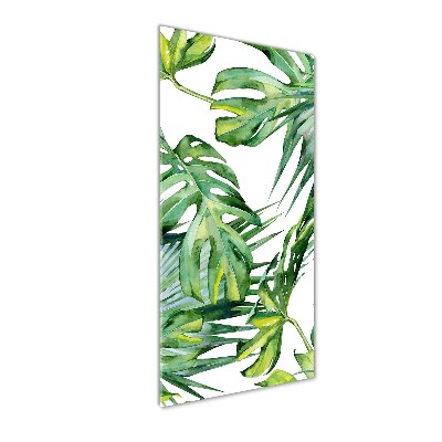 Print on acrylic glass Tropical leaves