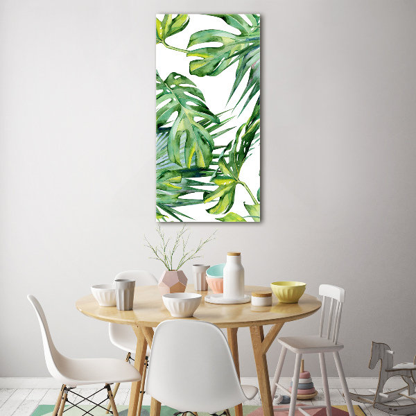 Print on acrylic glass Tropical leaves