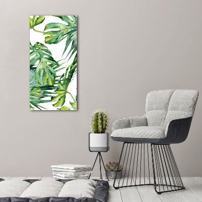 Print on acrylic glass Tropical leaves