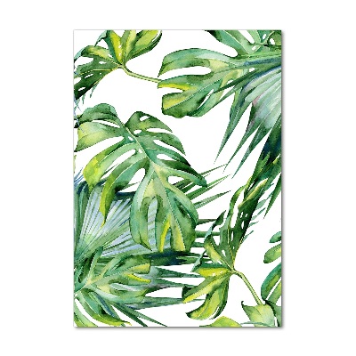 Print on acrylic glass Tropical leaves