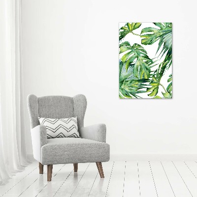 Print on acrylic glass Tropical leaves