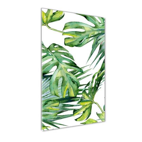 Print on acrylic glass Tropical leaves