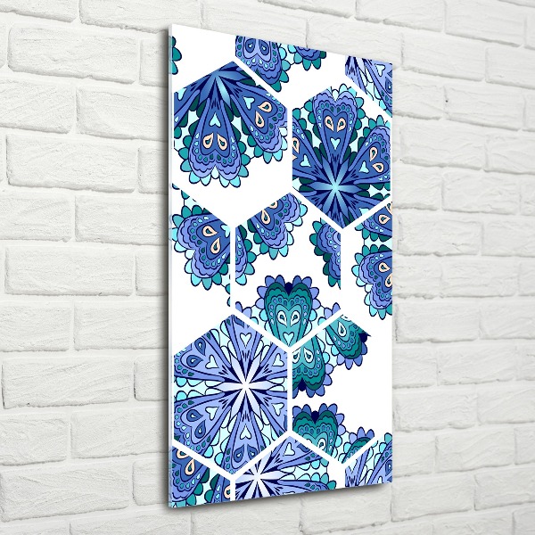 Acrylic print Elements of mandala