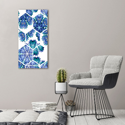 Acrylic print Elements of mandala