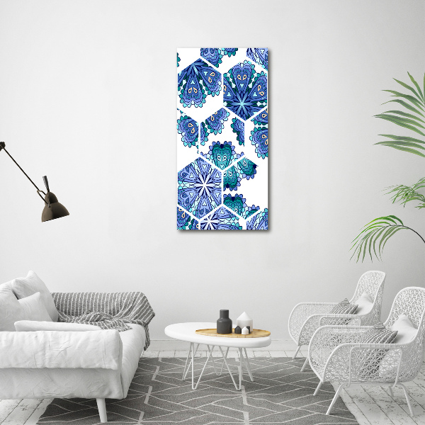 Acrylic print Elements of mandala