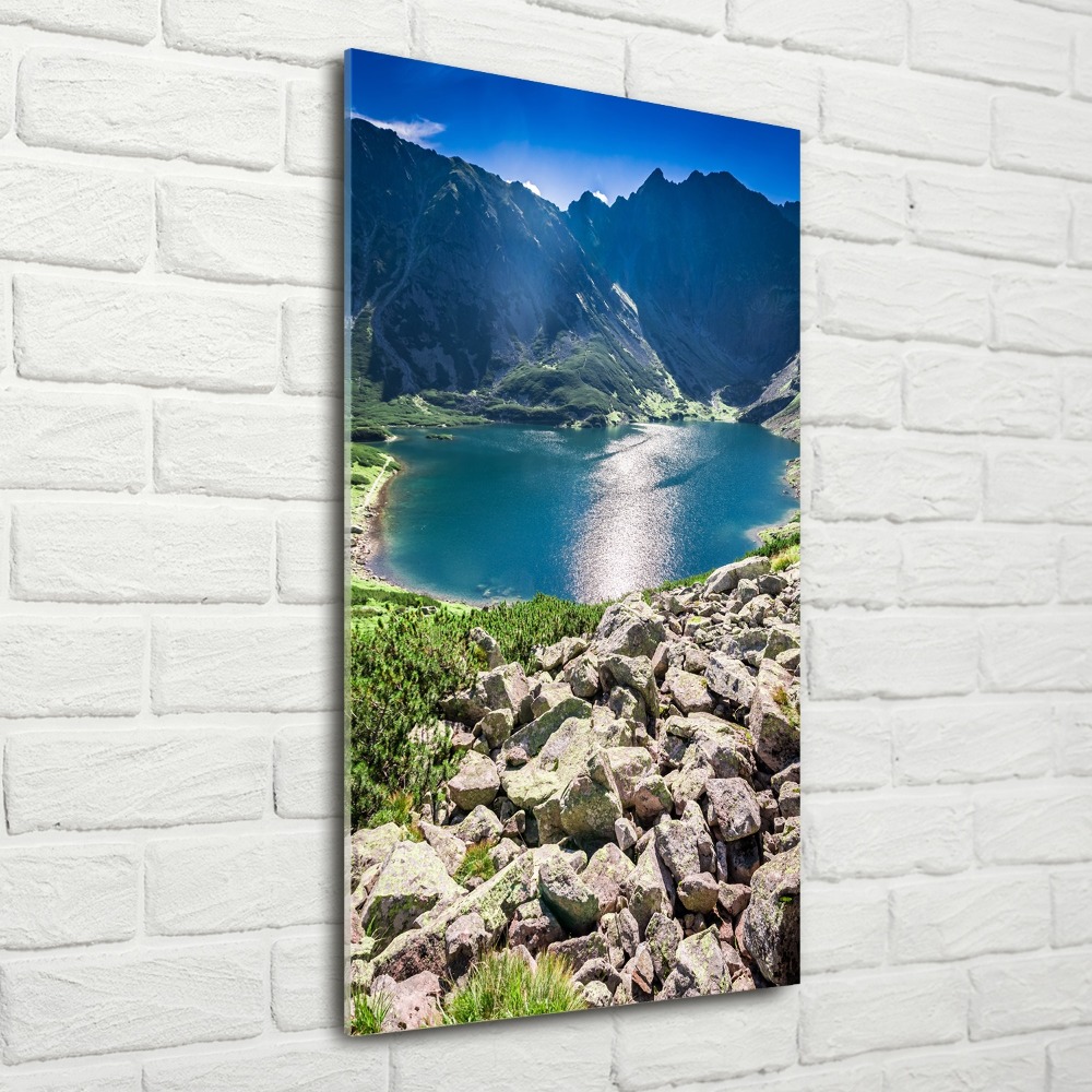 Acrylic wall art Czarny Staw Tatry