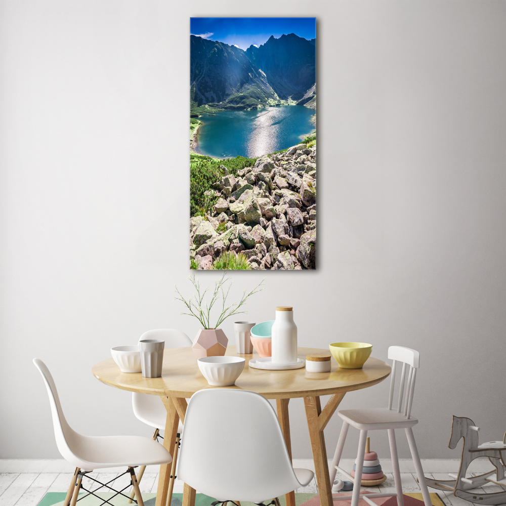 Acrylic wall art Czarny Staw Tatry