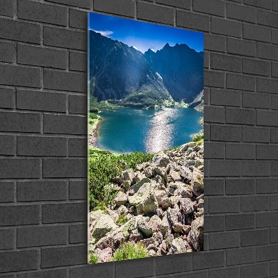 Acrylic wall art Czarny Staw Tatry