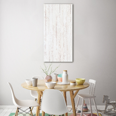 Print on acrylic glass Wooden background