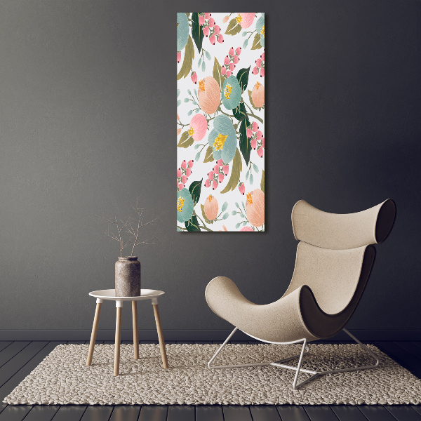 Acrylic glass print Spring flowers