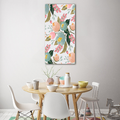 Acrylic glass print Spring flowers