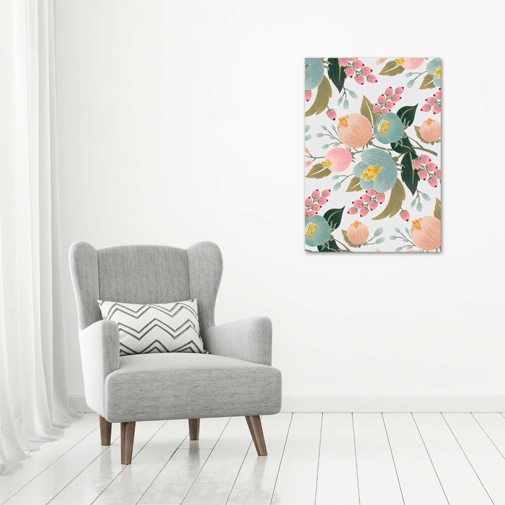 Acrylic glass print Spring flowers