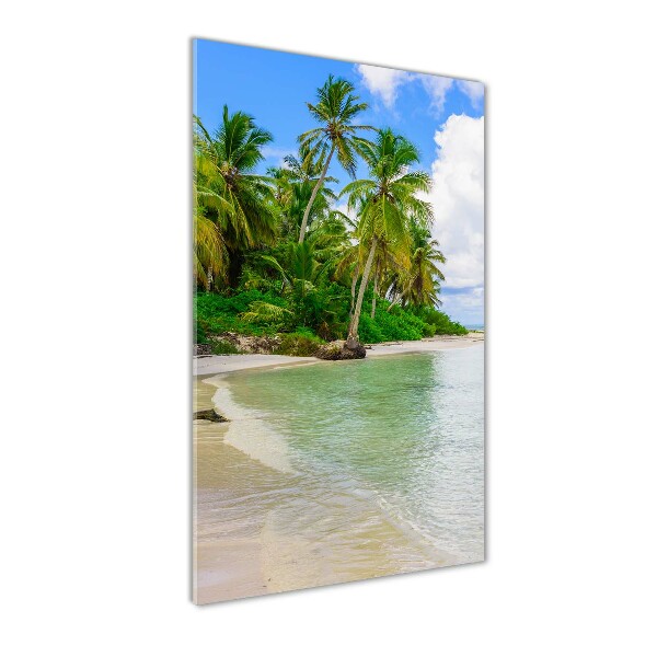 Wall art acrylic Tropical beach