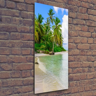 Wall art acrylic Tropical beach