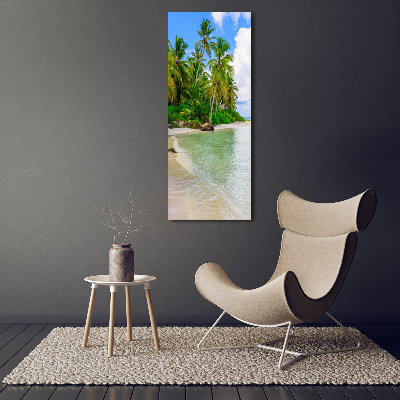 Wall art acrylic Tropical beach