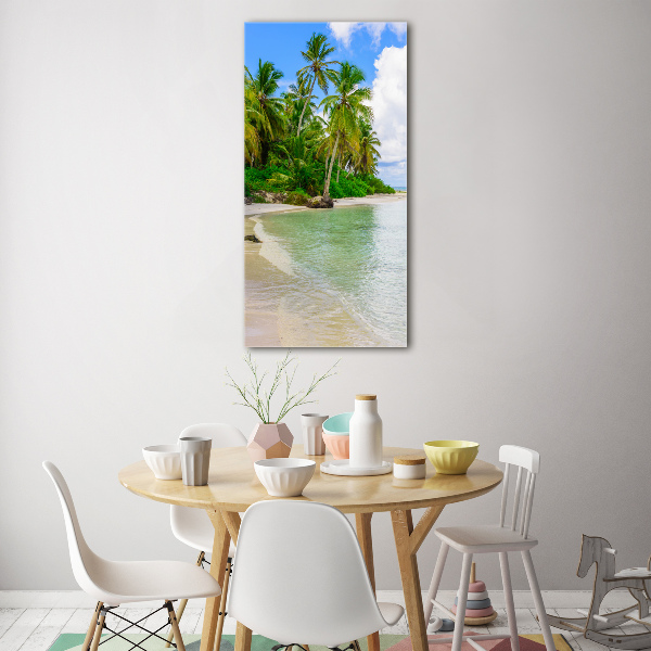 Wall art acrylic Tropical beach