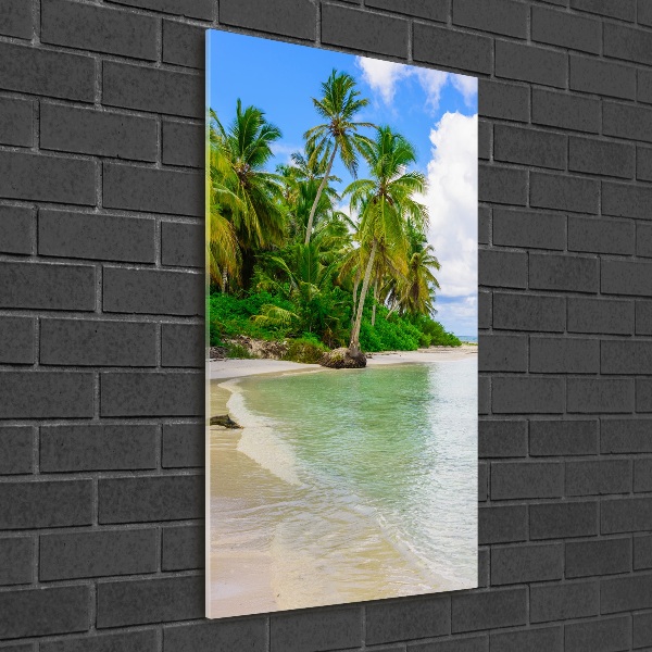 Wall art acrylic Tropical beach