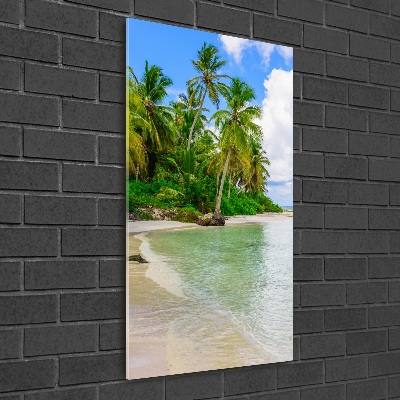 Wall art acrylic Tropical beach