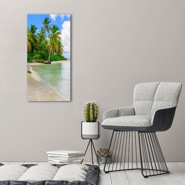 Wall art acrylic Tropical beach