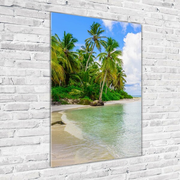 Wall art acrylic Tropical beach