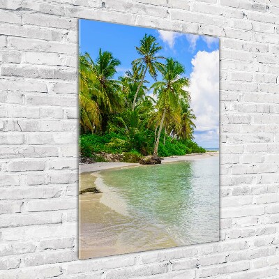 Wall art acrylic Tropical beach