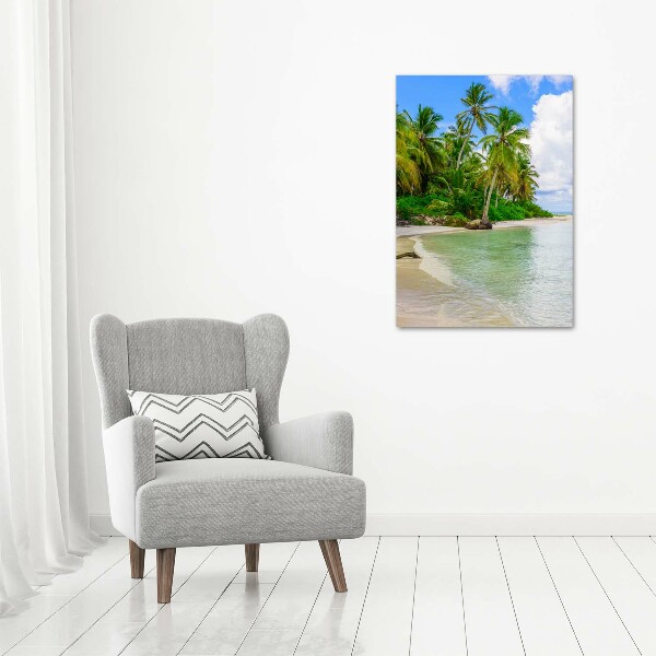 Wall art acrylic Tropical beach