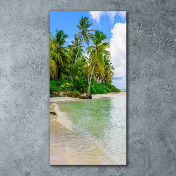 Wall art acrylic Tropical beach