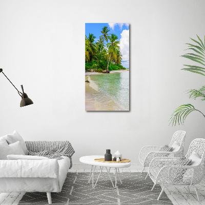 Wall art acrylic Tropical beach